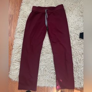 Figs Livingston Pants in Burgundy
